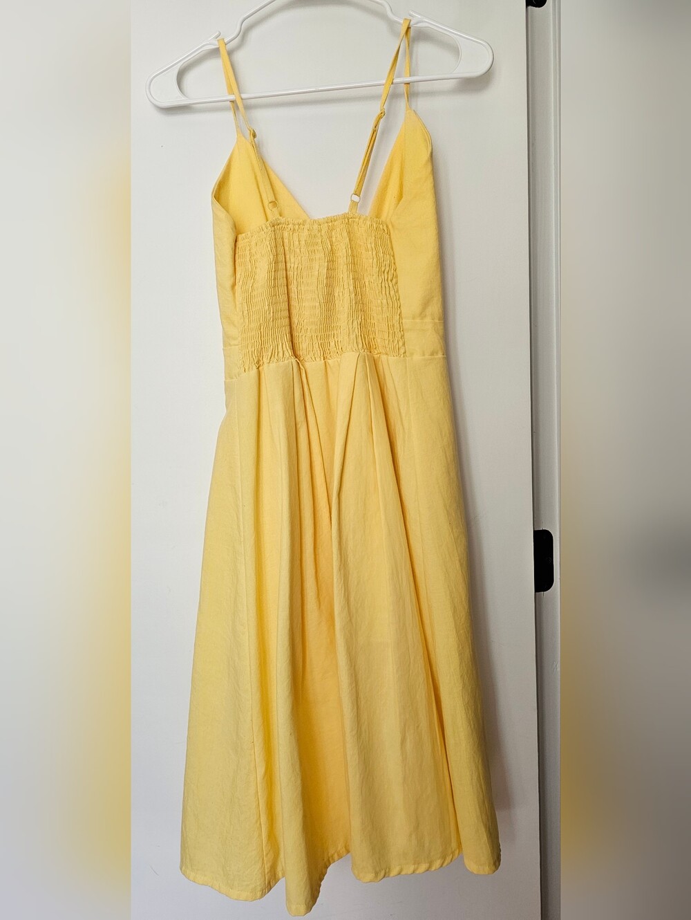 Yellow Tie-Front Sundress - Picture 3 of 4
